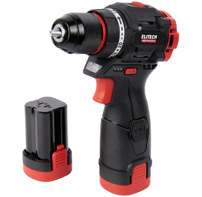 Дрель-шуруповерт Elitech CD 16L2  (E2201.039.01) 32Вт аккум. патрон:быстрозажимной  (кейс в комплекте)  (205715)