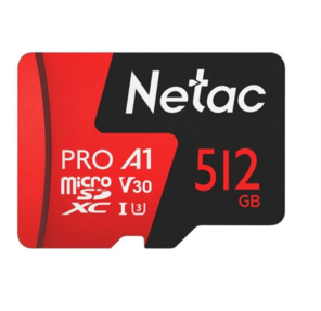 Флеш-накопитель NeTac Карта памяти NeTac P500 Extreme Pro MicroSDXC 512GB V30 / A1 / C10 up to 100MB / s