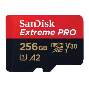 Карта памяти Sandisk Extreme Pro microSDXC 256GB + SD Adapter + Rescue Pro Deluxe 200MB / s