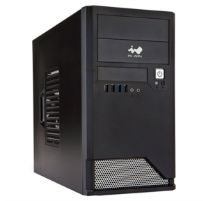 Mini Tower InWin EMR048 Black __________  U2.0*2+U3.0*2+A (HD)  mATX  (без блока питания)