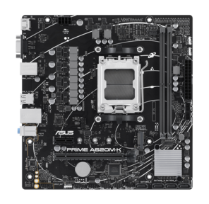 Материнская плата Asus PRIME A620M-K SocketAM5 AMD A620 2xDDR5 mATX AC`97 8ch (7.1) GbLAN RAID+VGA+HDMI