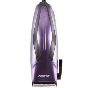 Машинка для стрижки волос Centek CT-2128 черный / фиолетовый