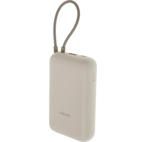 Внешний аккумулятор Xiaomi Power Bank 10000mAh  (встроенный кабель) Tan GL