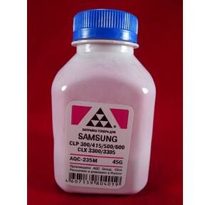 Тонер SAMSUNG CLP 300 / 315 / 320 / 325 / 360 / 415 / 500 / 510 / 600 / 610 / 660 / CLX3300 / 3305 Magenta,   (фл.45г.) AQC фас. Россия