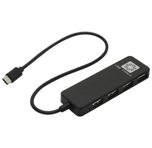 5bites Концентратор HB24C-210BK 4*USB2.0  /  TYPE-C PLUG  /  BLACK