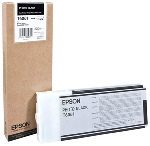 Картридж струйный Epson T6061 C13T606100 фото черный  (220мл) для Epson St Pro 4880
