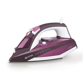 Утюг Vitek Luxure 1215-VT-03 2400Вт бордовый / белый