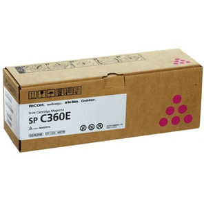 Ricoh 408190 Принт-картридж  SP C360E малиновый {SPC360 / 361   (1500 страниц)}