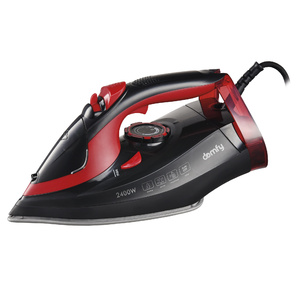 Утюг Domfy DSC-EI502 2400Вт черный / красный