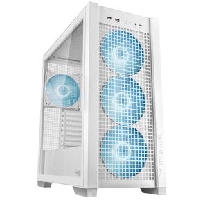 Корпус ASUS TUF GAMING GT302 TG ARGB WHITE /  GT302 / ARGB FANS / WHT  (90DC00I3-B19000)
