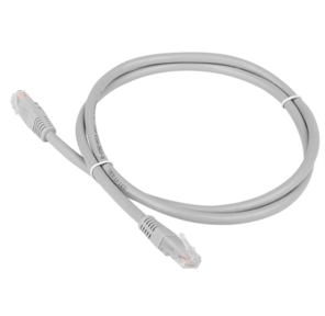 Кабель Patch cord Lanmaster TWT-45-45-5.0 / 6-GY 5м UTP Cat 6 Grey