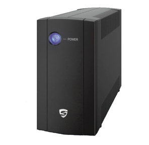 Источник бесперебойного питания /  UPS Сайбер Электро СТАРТ ПЛЮС-700ВА-ЕВРО Линейно-интерактивный  700ВА / 360Вт. RS-232 (2 EURO)  (12В  / 5Ач.)