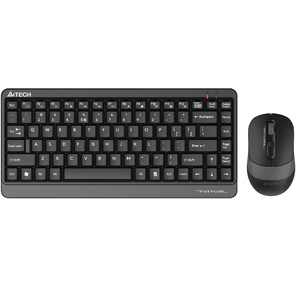 Клавиатура + мышь A4Tech Fstyler FG1110 клав:черный / серый мышь:черный / серый USB беспроводная Multimedia  (FG1110 GREY)