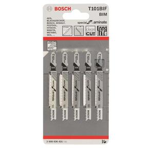 Bosch 2608636431 5 лобзиковых пилок T 101 BIF,  BIM