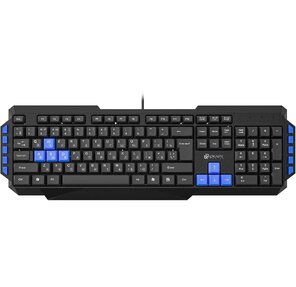 Клавиатура Oklick 750G FROST WAR черный / черный USB Multimedia for gamer [KM-638]