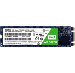 Western Digital WDS120G2G0B Green 3D NAND SSD 120Gb M2.2280 SATA-III  (TLC)