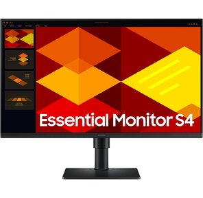 Монитор Samsung 27" Essential S4 S27D400GAUXEN черный IPS LED 5ms 16:9 HDMI матовая HAS Piv 250cd 178гр / 178гр 1920x1080 100Hz DP FHD USB 4кг