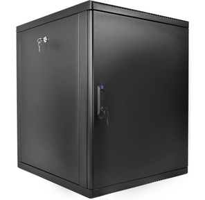 Шкаф коммутационный ЦМО  (ШРН-М-15.650.1-9005) настенный 15U 600x650мм пер.дв.металл направл.под закл.гайки 120кг черный 581мм 27.36кг 180град. 745мм IP20 сталь