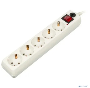 BURO Сетевой фильтр,  5 розеток,  3 метра,   (500SH-3-W),  белый {992290}