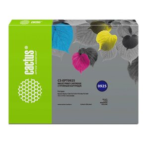 Комплект струйных картриджей Cactus CS-EPT0925 для Epson Stylus C91 CX4300 T26 T27 TX106