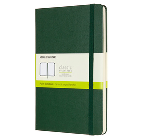 Блокнот Moleskine CLASSIC QP062K15 Large 130х210мм 240стр. нелинованный твердая обложка зеленый