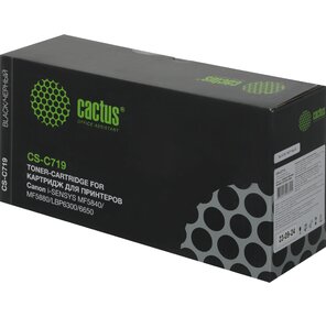 CACTUS CS-C719 для CANON i-SENSYS MF5840 MF5880 LBP6300 LBP6650 черный 2100 стр
