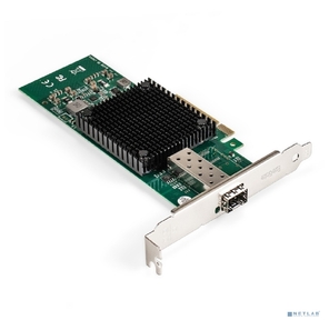 Сетевой адаптер ExeGate EXE-X520-DA1  (PCI-E x8 v3.0,  порты 1xSFP+ 10Gb / s  (10 / 5 / 2.5 / 1Gb / s,  100Mb / s),  Server NIC Intel Chipset JL82599EN)