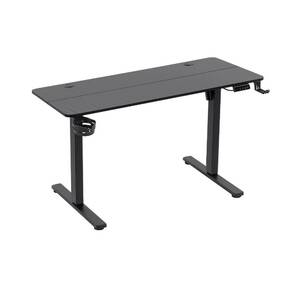 Игровой компьютерный стол Saturn черн, регулир.высота 71-118см DEFENDER