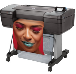 HP DesignJet Z9+ PS Printer  (24", 9 colors,  pigment ink,  2400x1200dpi, 128 Gb (virtual), 500 Gb HDD,  GigEth / host USB type-A, stand, single sheet and roll feed, autocutter,  PS,  1y warr)