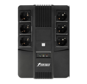 UPS POWERMAN Brick 800,  line-interactive,  800VA,  480W,  3 eurosockets with backup power,  3 eurosockets with surge protection RJ45  /  RJ11,  battery 12V 9Ah 1 pc.,  293mm x 202mm x 93mm,  5.2 kg.