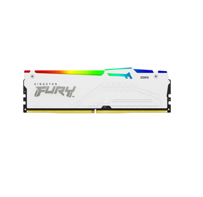 Память оперативная /  Kingston 64GB 6000MT / s DDR5 CL40 DIMM  (Kit of 4) FURY Beast White RGB XMP