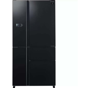 Холодильник Sharp SJWX99ABK отдельностоящий 5-и дверный холодильник,  1850*908*796мм,  черное стекло без рамок,  Full No Frost,  Plasmacluster Ion,  invertor,  пр-во Тайланд