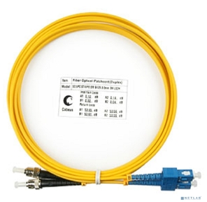 Cabeus FOP (d)-9-SC-ST-3m Шнур оптический duplex SC-ST 9 / 125 sm 3м LSZH