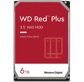 Жесткий диск WD Original SATA-III 6Tb WD60EFZX NAS Red Plus  (5640rpm) 128Mb 3.5"