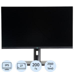 Монитор БЕШТАУ М2701 / 2KP  (PN: UCDX )  (27"  /  2560х1440  /  144 / 165 /  200Hz  /  IPS  /  LED  /  VGA  /  HDMI  /  DP  /  DVI  /  178 / 178  /  300cd  /  Динамики  /  VESA 75*75 / 100*100  /  2хUSB-A  /  Регулировка наклона  /  Регулировка по высоте  /  Поворот экрана  /  Чёрный  /  МИНПРОМТОРГ  (МПТ)) 1 год