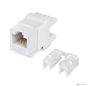 Cabeus KJ-RJ45-Cat.5e-180 Degree Вставка Keystone Jack RJ-45 (8P8C),  180 градусов, категория 5e,  Dual IDC  (110&Krone type),  белая