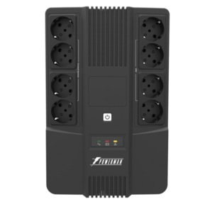 UPS POWERMAN Brick 1000,  line-interactive,  1000VA,  600W,  4 eurosockets with backup power,  4 eurosockets with surge protection,  battery 12V 9Ah 1 pc.,  309mm x 202mm x 93mm,  5.6 kg.