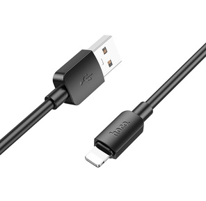 Кабель Hoco X96 Hyper iP USB  (m)-Lightning  (m) 1м черный коробка