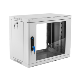 ЦМО Шкаф телекоммуникационный настенный сварной 9U  (600  350) съёмные стенки,  дверь стекло