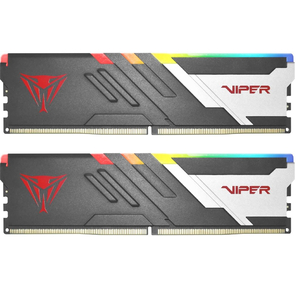 Память DDR5 2x24GB 6000MHz Patriot PVVR548G600C30K Viper Venom RGB RTL Gaming PC5-48000 CL30 DIMM 288-pin 1.45В kit с радиатором Ret