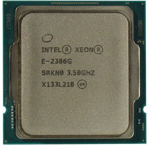Intel Xeon E-2386G,  Socket LGA1200,  6-Core,  3.5GHz,  Intel UHD Graphics P750,  95W,  OEM