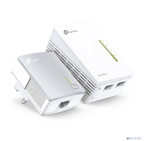 TP-Link TL-WPA4220 KIT,  AV600 Комплект адаптеров Powerline с Wi-Fi N300,  TL-WPA4220  (1 шт.) + TL-PA4010  (1 шт.)