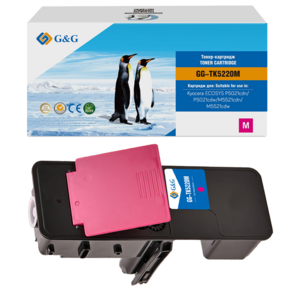 G&G toner cartridge for Kyocera P5021cdn / P5021cdw / M5521cdn / M5521cdw 1 200 pagesTK-5220M 1T02R9BNL1