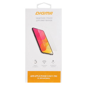 Защитное стекло для экрана Digma для Apple iPhone X / XS / 11 Pro 3D 1шт.  (DGG3AP11PA)