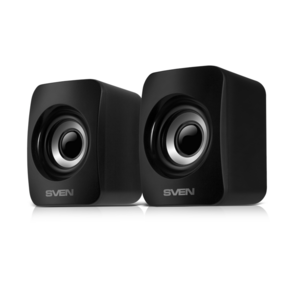 Колонки Sven 130 2.0 черный 6Вт