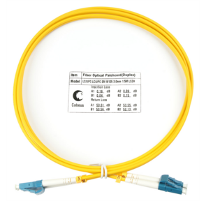 Cabeus FOP (d)-9-LC-LC-2m Шнур оптический duplex LC-LC 9 / 125 sm 2м LSZH