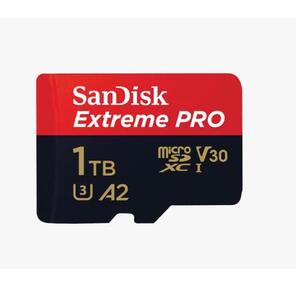 Карта памяти SanDisk Extreme Pro microSD UHS I Card 1TB for 4K Video on Smartphones,  Action Cams & Drones 200MB / s Read,  140MB / s Write,  Lifetime Warranty