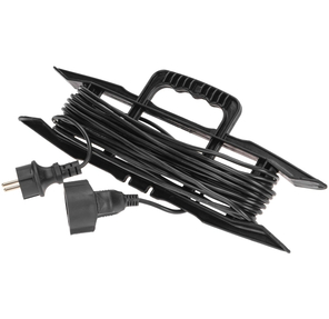 Удлинитель-шнур на рамке ПВС 3х0, 75мм²,  10м,  с / з,  6А,  1300Вт,  IP20,  черный PROconnect