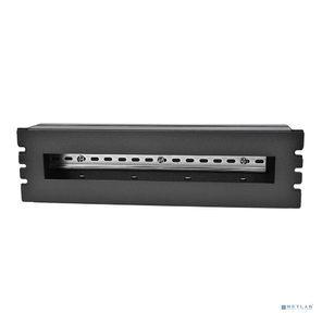 ЦМО 19" панель с DIN-рейкой PS-3U,  цвет черный  (КП-АВ-9005)