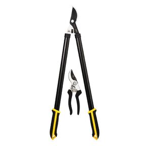 Набор сучкорез + секатор Deli DL580002 Набор из двух предметов. Сталь 55С. Термообработанная поверхность. Комбинированная ручка с полипропиленновым и термопластичным покрытием.